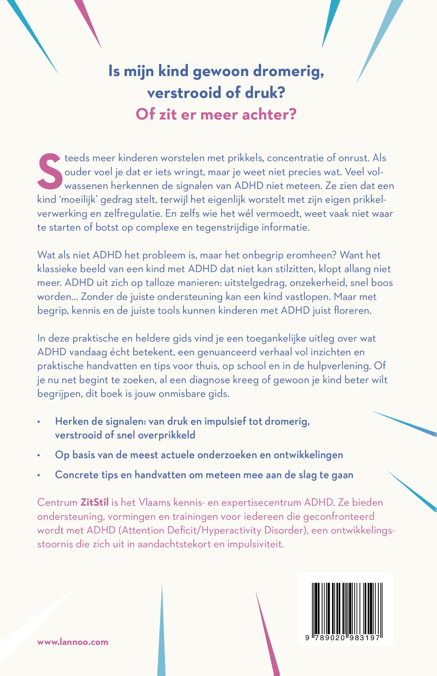 Achterkant van Mijn kind heeft ADHD