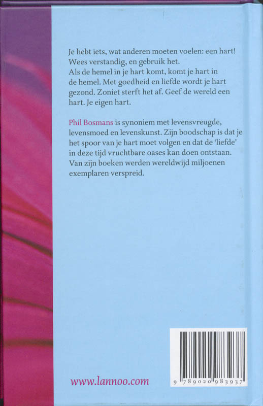 Achterkant van Zonnestralen voor het hart