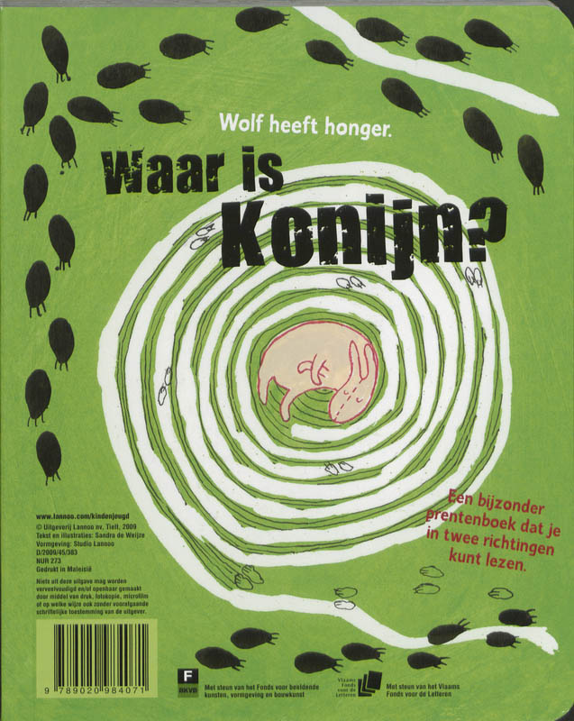 Achterkant van Niemand zag het behalve Wolf