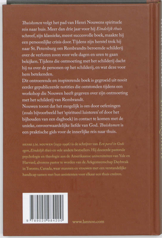 Achterkant van Thuiskomen