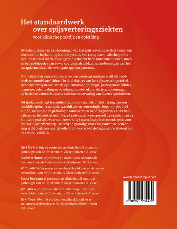 Achterkant van Ziekteleer van het Spijsverteringsstelsel
