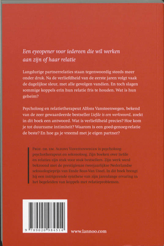 Achterkant van Vreemdgaan met je partner