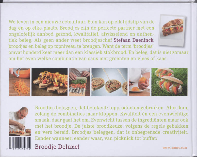 Achterkant van Broodje Deluxe