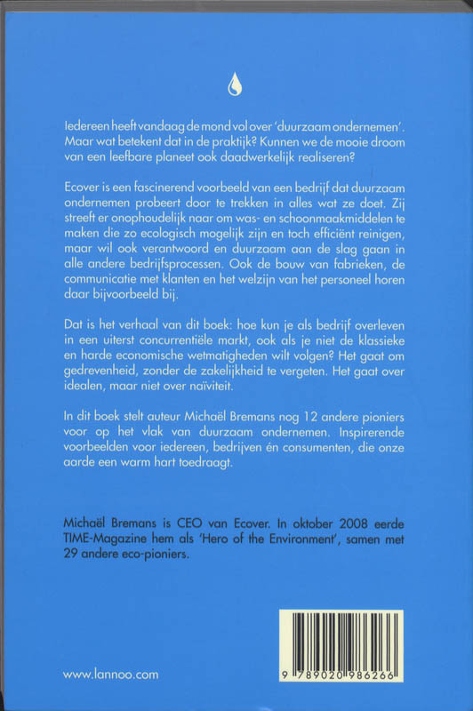 Achterkant van Eco logica