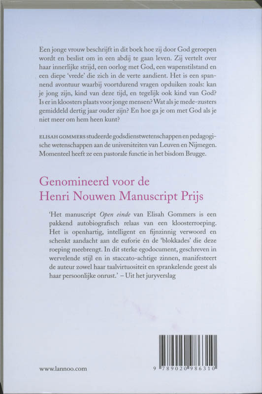 Achterkant van Roeping