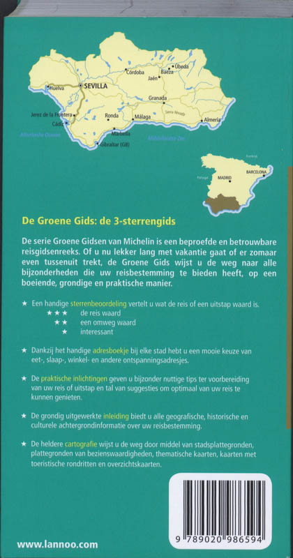 Achterkant van Andalusie