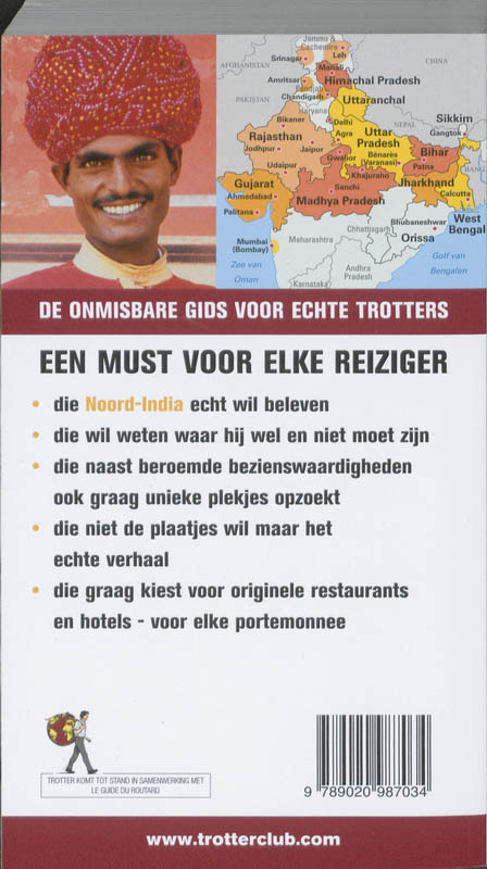 Achterkant van Noord-India