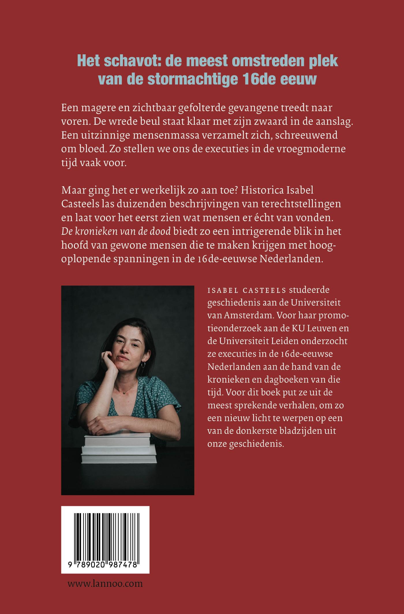 Achterkant van De kronieken van de dood