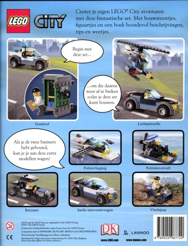 Achterkant van Lego bouwmeester city