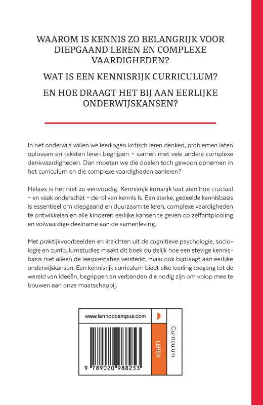 Achterkant van Kennisrijk kansrijk