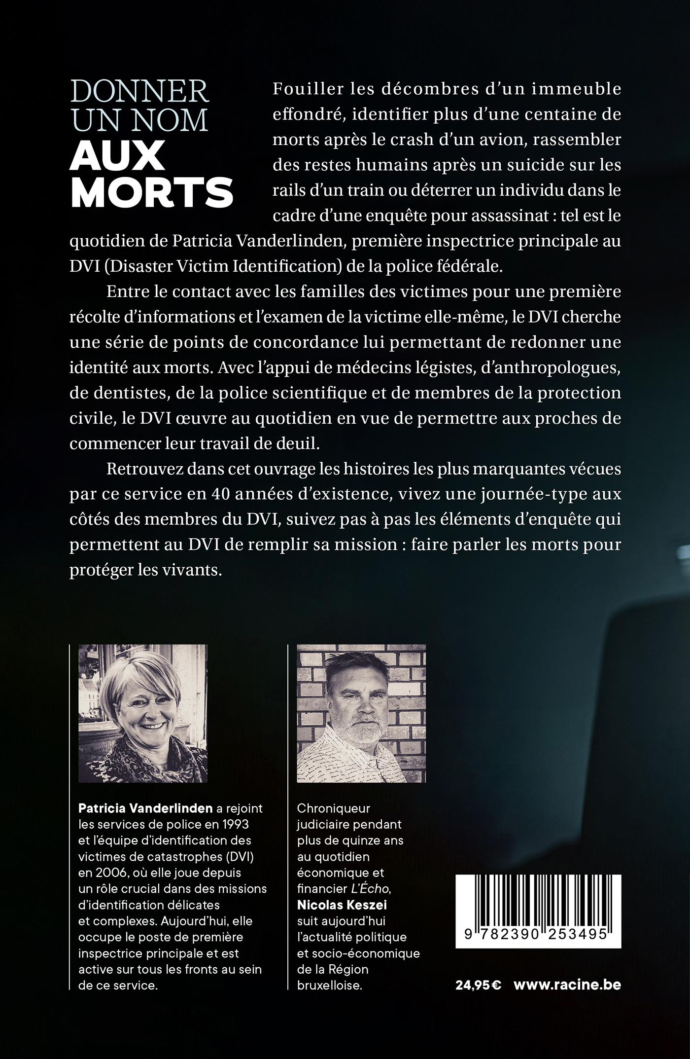 Achterkant van Donner un nom aux morts