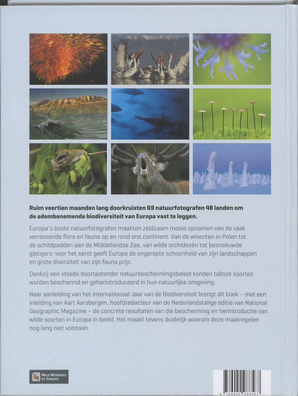 Achterkant van Wild wonders of Europe