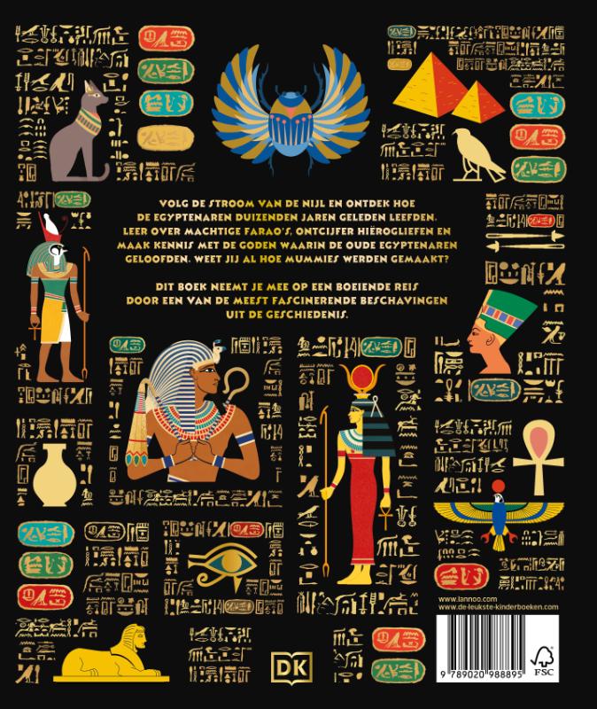 Achterkant van Het oude Egypte