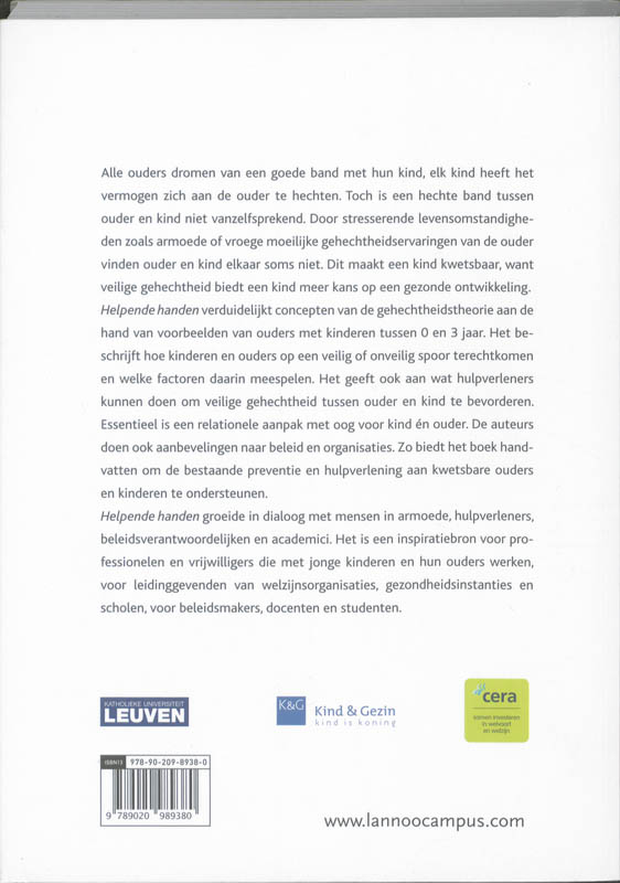 Achterkant van Helpende handen