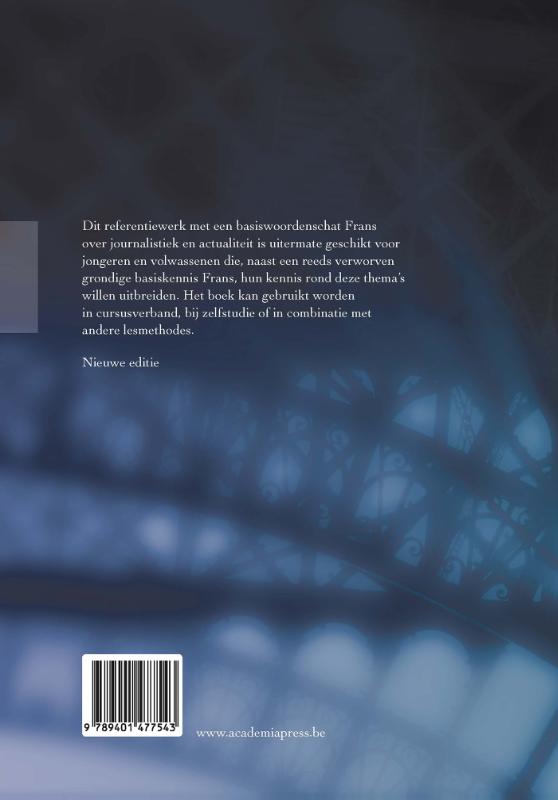 Achterkant van Lexique de base du journalisme et de l'actualité