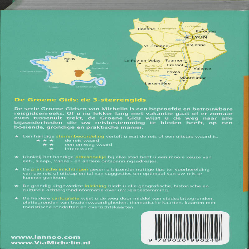 Achterkant van Ardeche- Drome-Rhonevallei