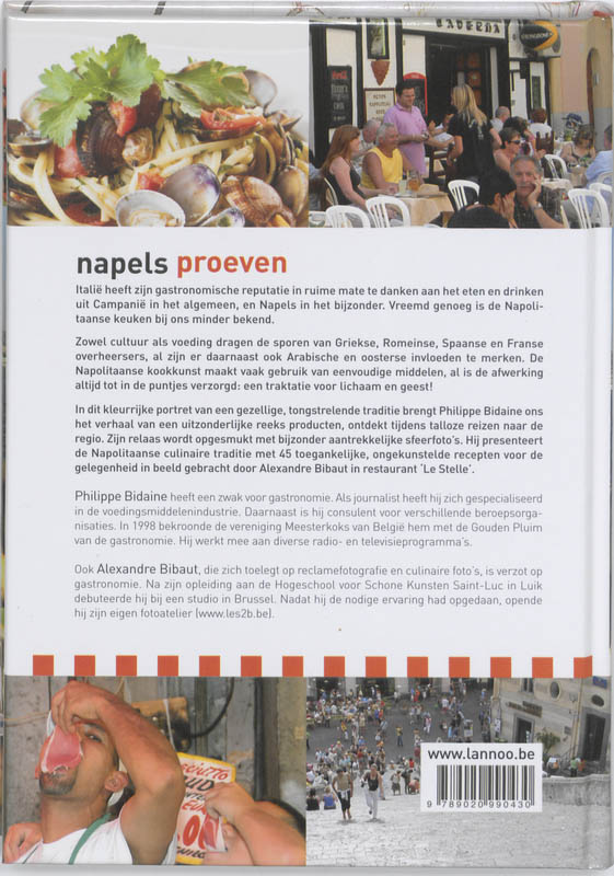 Achterkant van Napels proeven