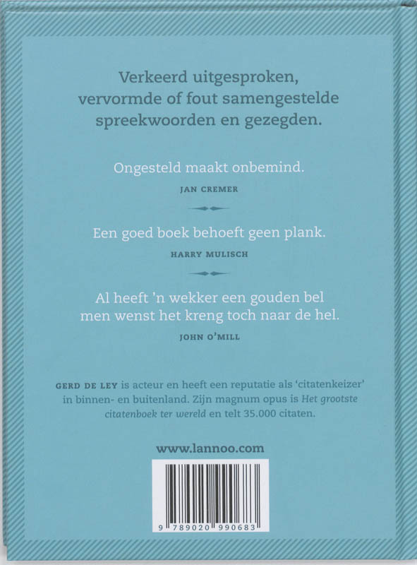 Achterkant van De klieren maken de man