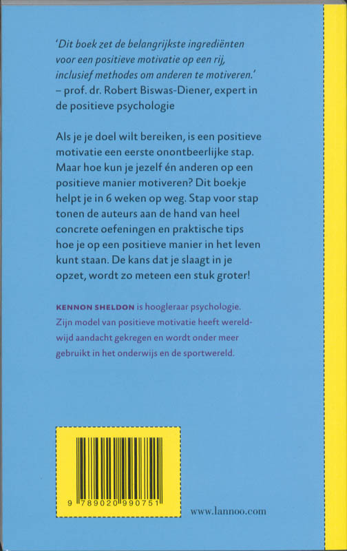 Achterkant van Positief motiveren in 6 weken