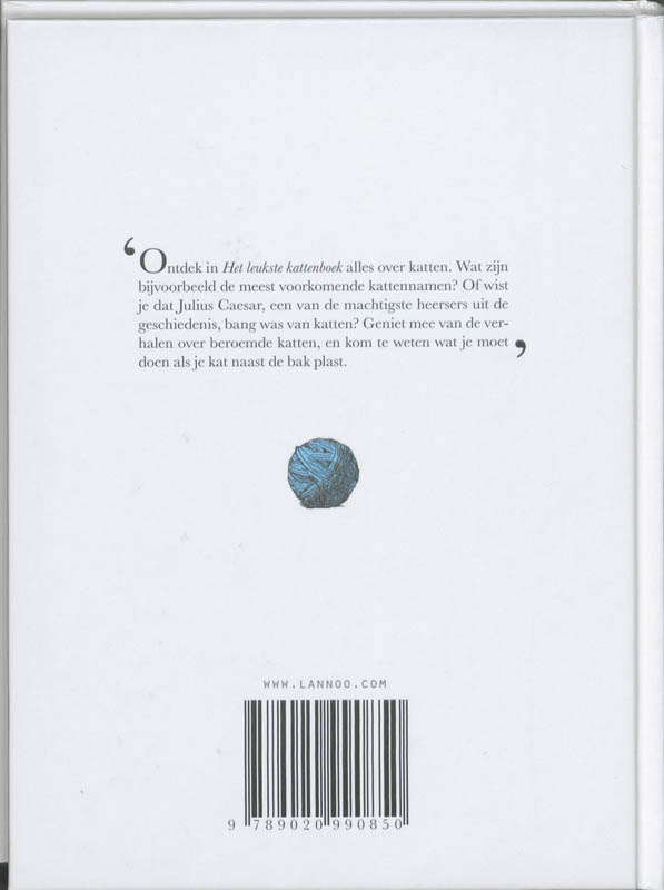 Achterkant van Het leukste kattenboek