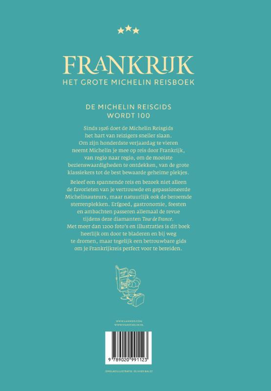 Achterkant van Het Grote Michelin Reisboek Frankrijk