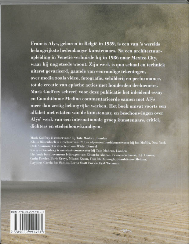 Achterkant van FRANCIS ALYS