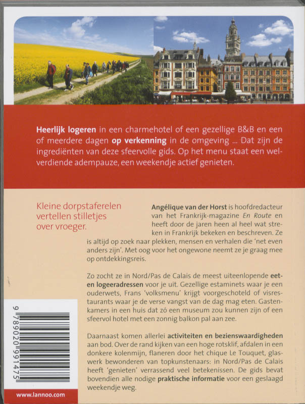 Achterkant van 20X Nord pas de Calais
