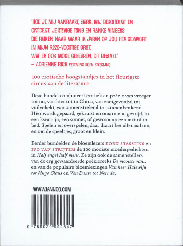 Achterkant van Mmm, zei zij
