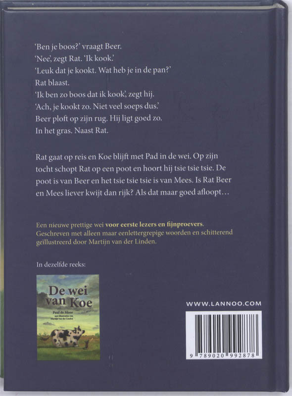Achterkant van De reis van Rat