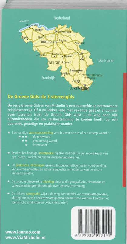 Achterkant van Belgie, Luxemburg