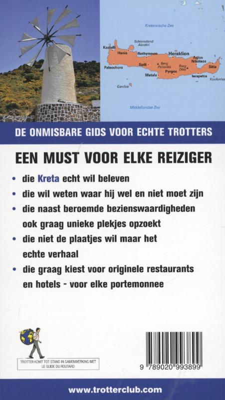 Achterkant van Kreta