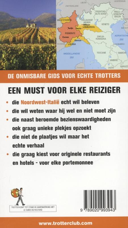 Achterkant van Noordwest-Italie