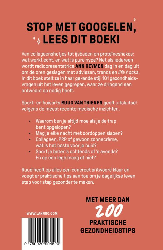 Achterkant van Gezonder zonder zever
