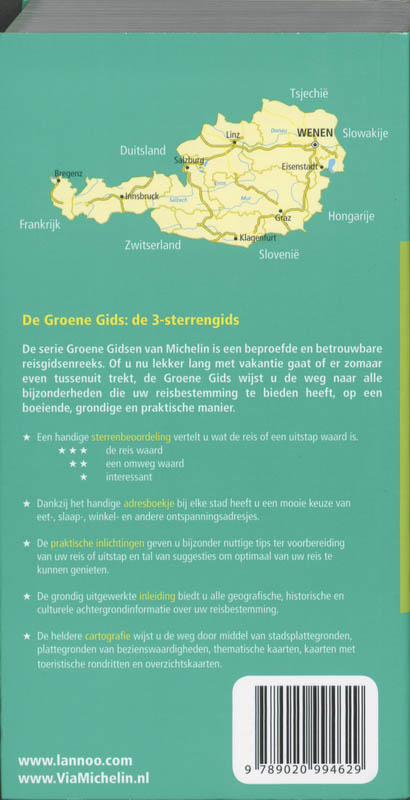 Achterkant van Oostenrijk