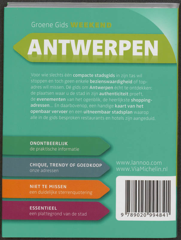 Achterkant van Antwerpen