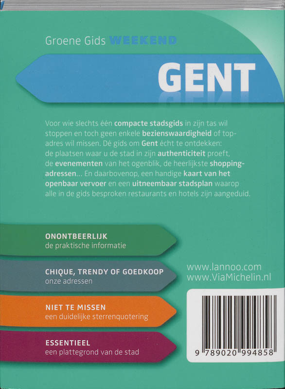 Achterkant van Gent