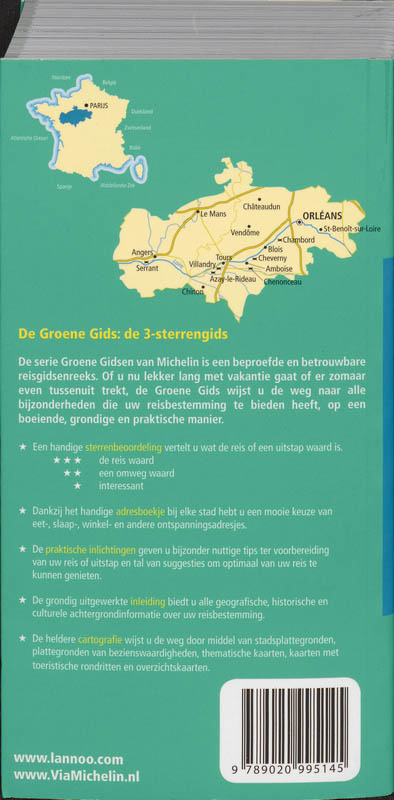 Achterkant van Kastelen van de Loire