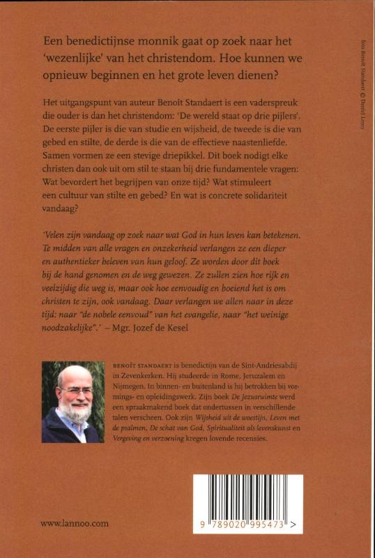 Achterkant van De drie pijlers van de wereld