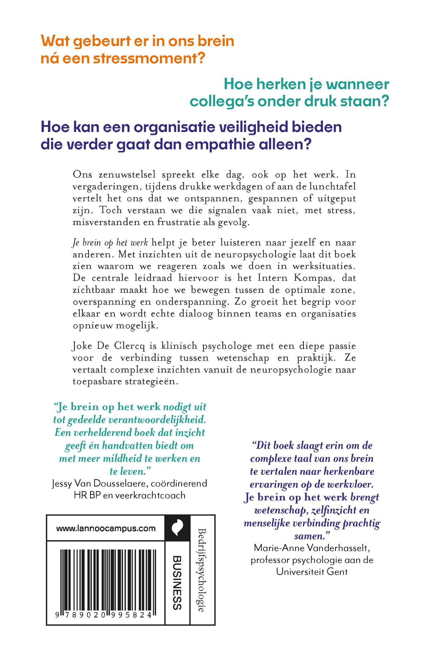 Achterkant van Je brein op het werk