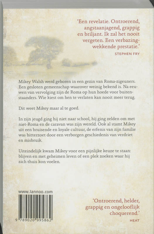Achterkant van Zigeunerkind