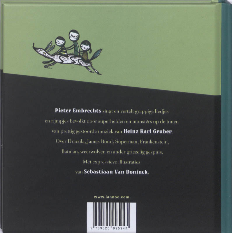 Achterkant van Frankenstein
