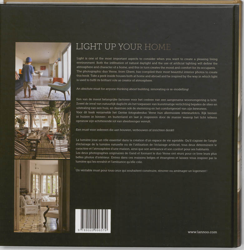 Achterkant van Light up your Home