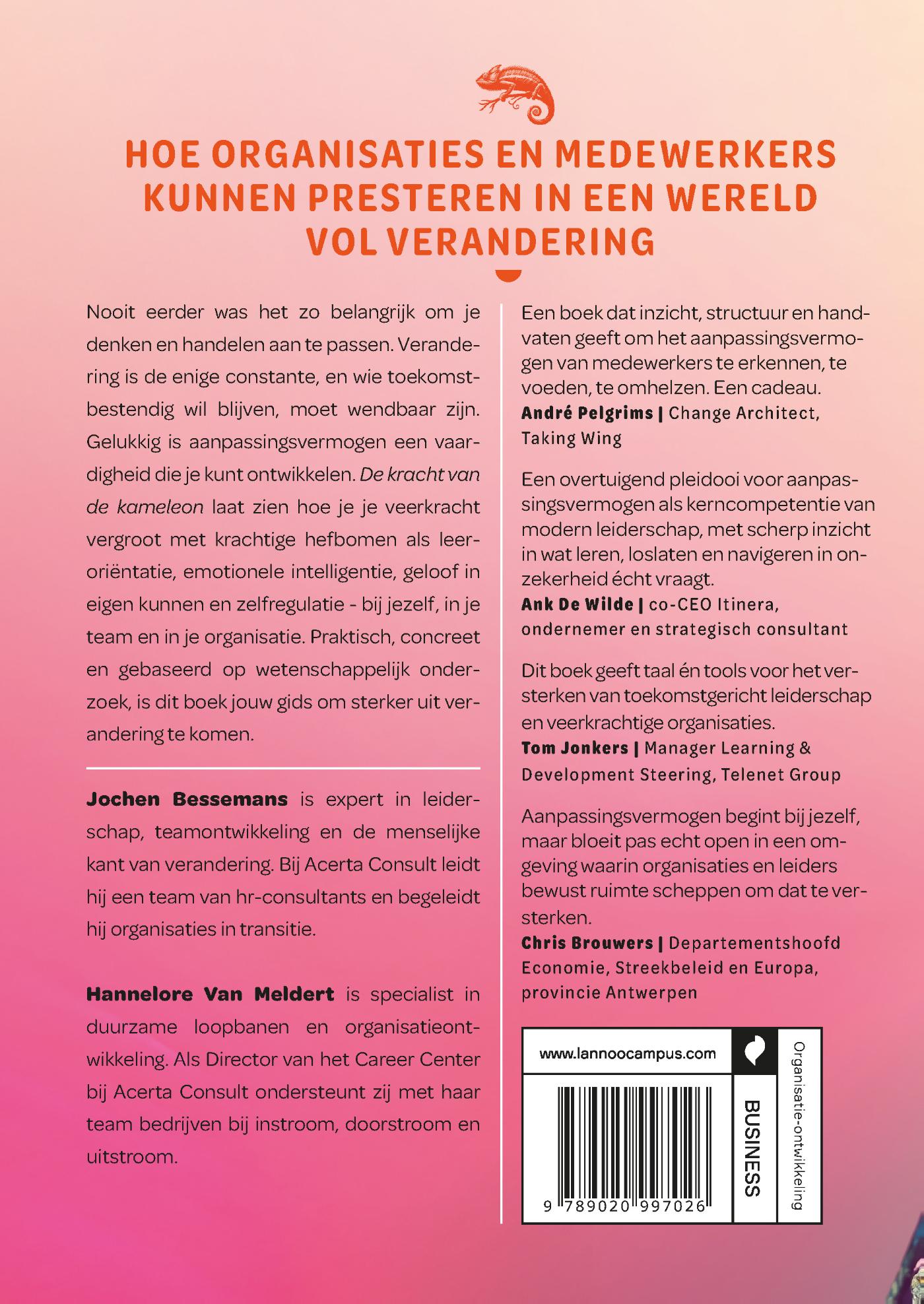 Achterkant van De kracht van de kameleon