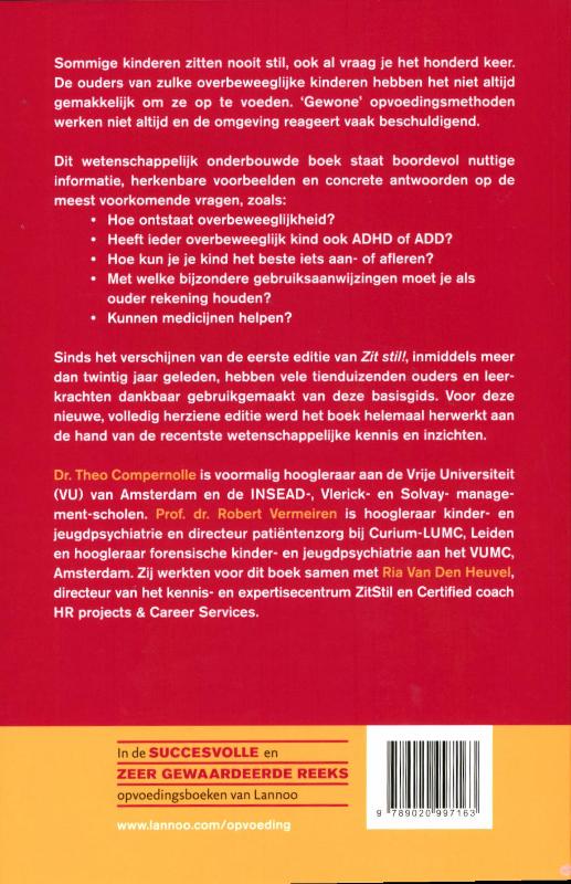 Achterkant van Zit stil!