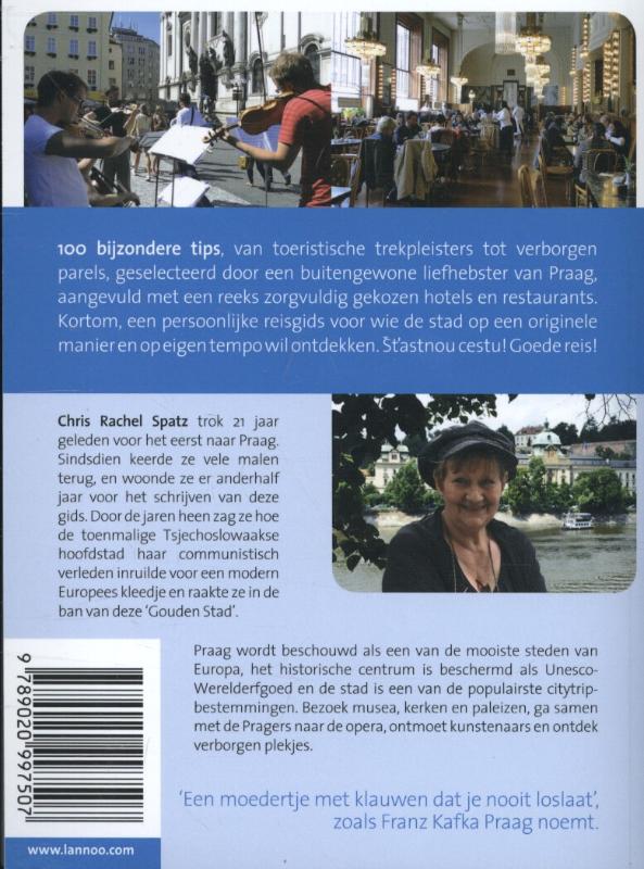 Achterkant van 100 keer Praag