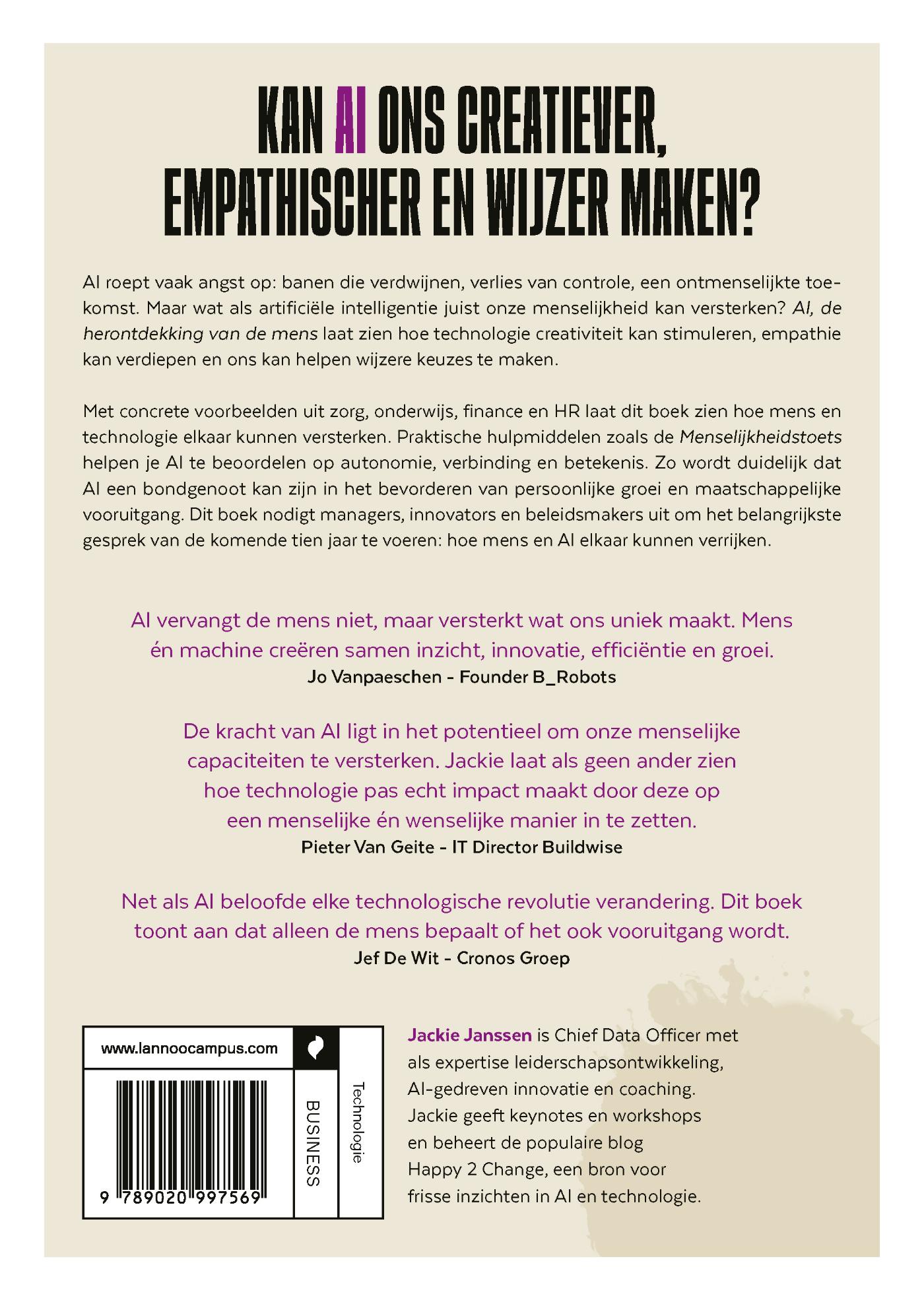 Achterkant van AI, de herontdekking van de mens