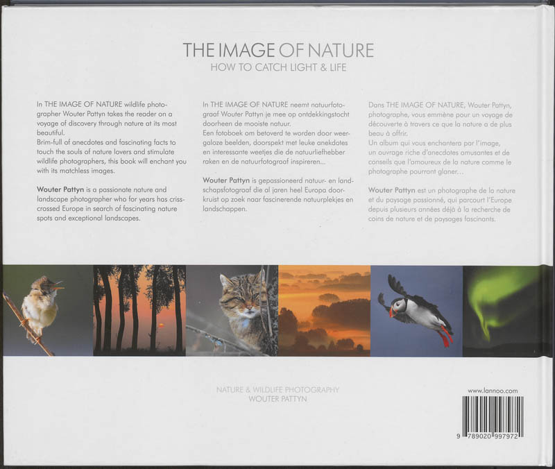 Achterkant van The image of nature