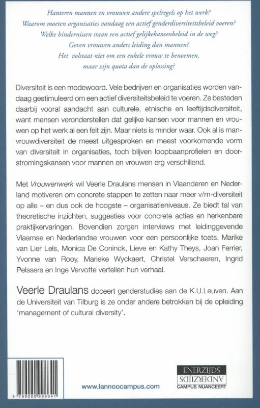 Achterkant van Vrouwenwerk