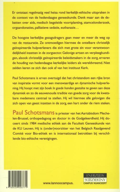 Achterkant van In goede handen