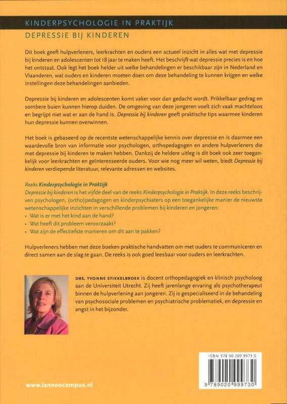 Achterkant van Depressie bij kinderen